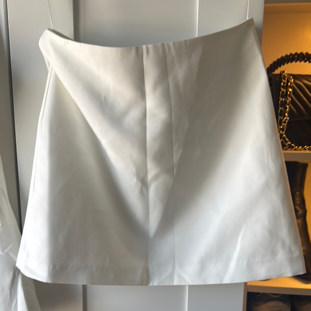 Commense White Button Down Shirt Dress size: S NWT. - Picture 10 of 15